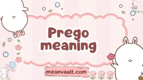 prego meaning