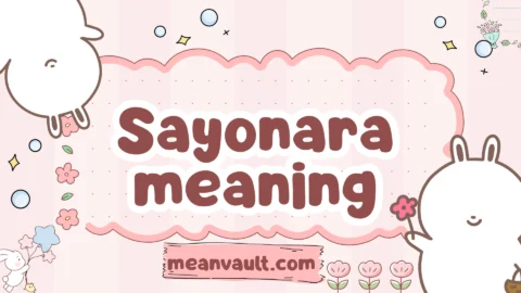 sayonara meaning