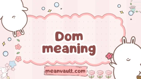 dom meaning