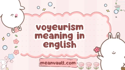 voyeurism meaning in english