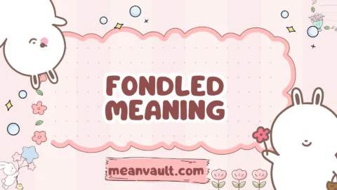 fondled meaning