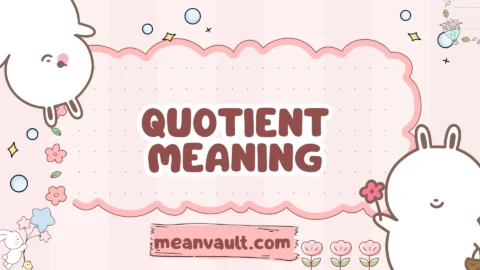 quotient meaning