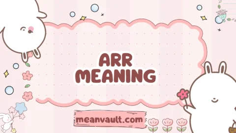 arr meaning