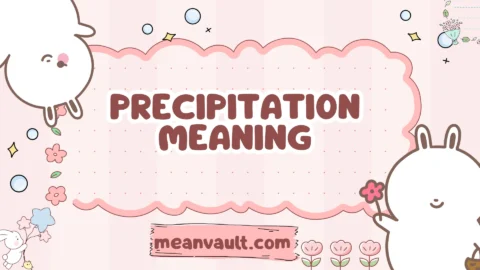 precipitation meaning
