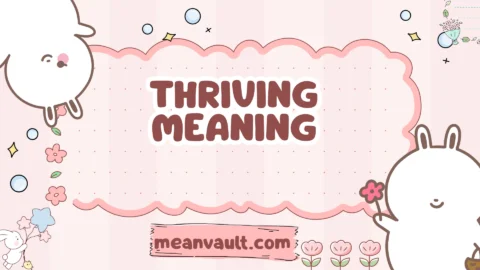 thriving meaning