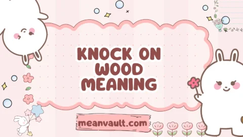 knock on wood meaning