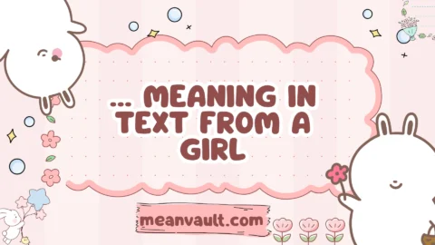 ... meaning in text from a girl