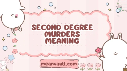 second degree murders meaning