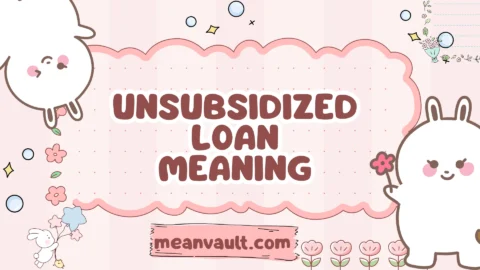 unsubsidized loan meaning