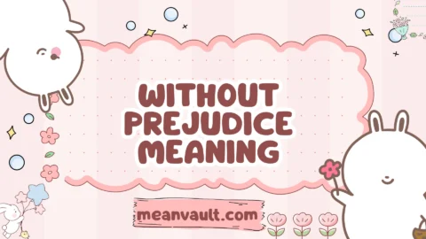 without prejudice meaning