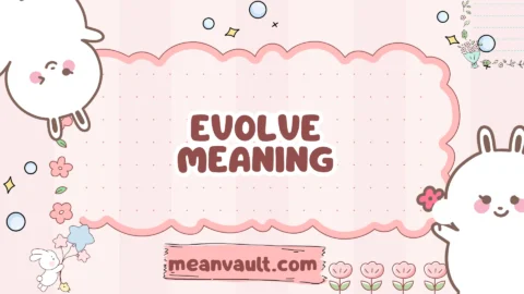 evolve meaning