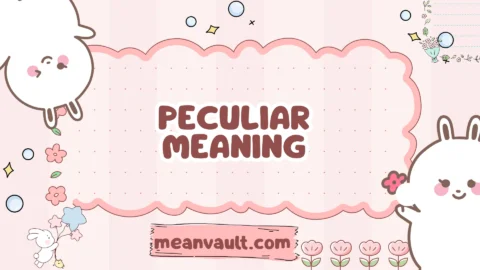 peculiar meaning